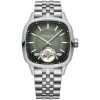 Raymond Weil Freelancer Calibre RW1212 Automatic 40x40mm Green Dial Steel Bracelet Watch