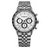 Raymond Weil Freelancer 43mm Chronograph White Dial Bracelet Watch