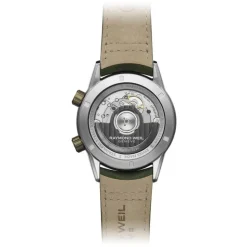 Raymond Weil Freelancer 40.5mm GMT Green Dial & Strap Watch