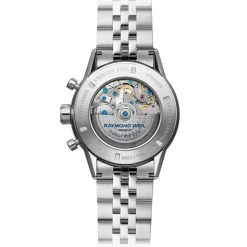 Raymond Weil Freelancer 43mm Chronograph White Dial Bracelet Watch