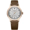 Raymond Weil Millesime 39.5mm Silver Dial Brown Leather Strap Watch