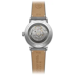 Raymond Weil Millesime 39.5mm Silver Dial Leather Strap Watch