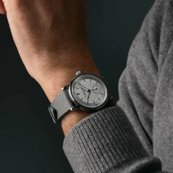 Raymond Weil Millesime 39.5mm Silver Dial Leather Strap Watch