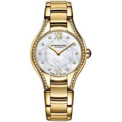 Raymond Weil Noemia 24mm Silver Dial Yellow Gold PVD Case & Bracelet Watch