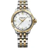 Raymond Weil Tango Diamond Dot Mother Of Pearl Dial Two Tone PVD Bracelet Watch