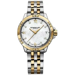 Raymond Weil Tango Diamond Dot Mother Of Pearl Dial Two Tone PVD Bracelet Watch