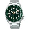 Seiko 5 Sports 42.5mm Green Dial Bezel Bracelet Watch