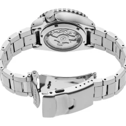 Seiko 5 Sports SKX-SNZH5 Blacktone Redux 42mm Black Dial Steel Bracelet Watch