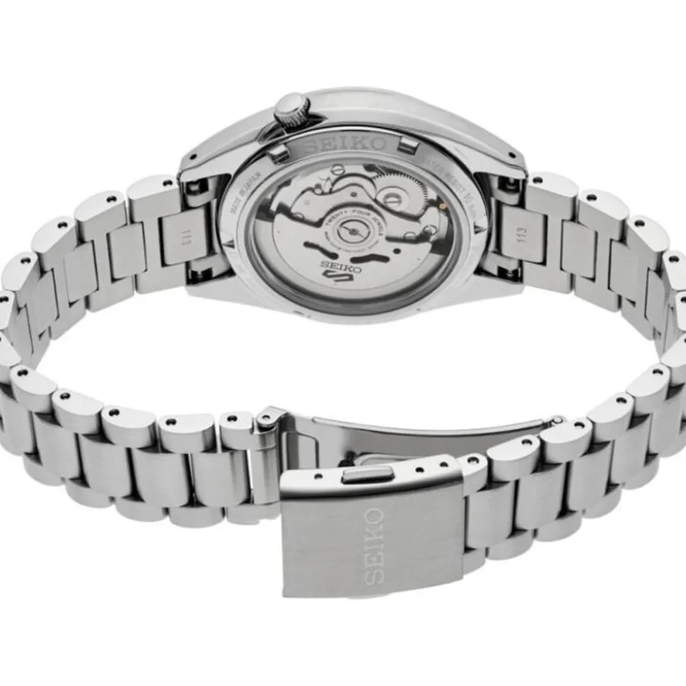 Seiko 5 Sports SNXS ‘Deep black wash’ Classic Sports 37.4mm Black Dial Steel Bracelet Watch