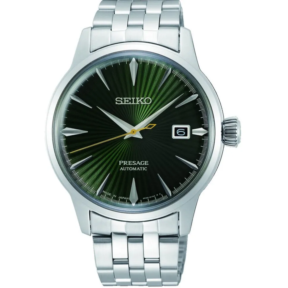 Seiko Presage Basic Line 40mm Green Dial Bracelet Watch