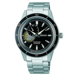 Seiko Presage Basic Line 40.7mm Black Dial Bracelet Watch