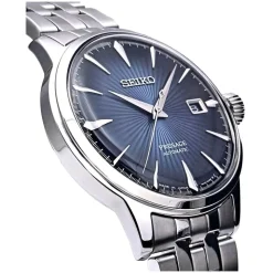 Seiko Presage Basic Line Collection 40.5mm Blue Dial Steel Mens Watch