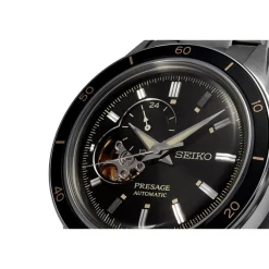 Seiko Presage Basic Line 40.7mm Black Dial Bracelet Watch