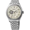 Seiko Presage Classic Series 'Shiro-iro' Open Heart 40mm White Dial Steel Bracelet Watch