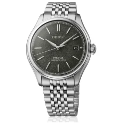 Seiko Presage Classic Series 'Sensaicha' 40mm Green Dial Steel Bracelet Watch