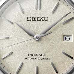Seiko Presage Classic Series 'Shiro-iro' 40mm White Dial Steel Bracelet Watch