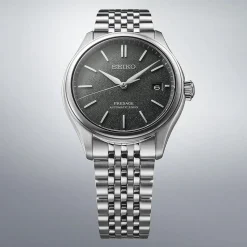 Seiko Presage Classic Series 'Sensaicha' 40mm Green Dial Steel Bracelet Watch