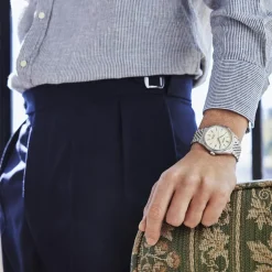 Seiko Presage Classic Series 'Shiro-iro' 40mm White Dial Steel Bracelet Watch