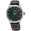 Seiko Presage Cocktail Time &lsquo;Mockingbird&rsquo; 40.5mm Green Dial Brown Strap Watch