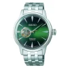 Seiko Presage Cocktail Time Grasshopper 40.5mm Green Dial Bracelet Watch