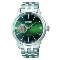 Seiko Presage Cocktail Time Grasshopper 40.5mm Green Dial Bracelet Watch