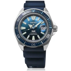 Seiko Prospex &lsquo;Deep Blue&rsquo; Samurai Padi Special Edition 44mm Blue Dial Blue Rubber Strap Watch