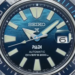 Seiko Prospex &lsquo;Deep Blue&rsquo; Samurai Padi Special Edition 44mm Blue Dial Blue Rubber Strap Watch