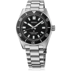 Seiko Prospex 1965 Revival Diver&rsquo;s 40mm Cove Black Dial Steel Bracelet Watch