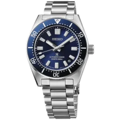 Seiko Prospex 1965 Revival Diver&rsquo;s 40mm Scuba Blue Dial Steel Bracelet Watch