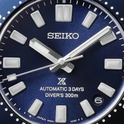 Seiko Prospex 1965 Revival Diver&rsquo;s 40mm Scuba Blue Dial Steel Bracelet Watch