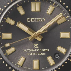 Seiko Prospex 1965 Revival Diver&rsquo;s 40mm Tide Grey Dial Steel Bracelet Watch