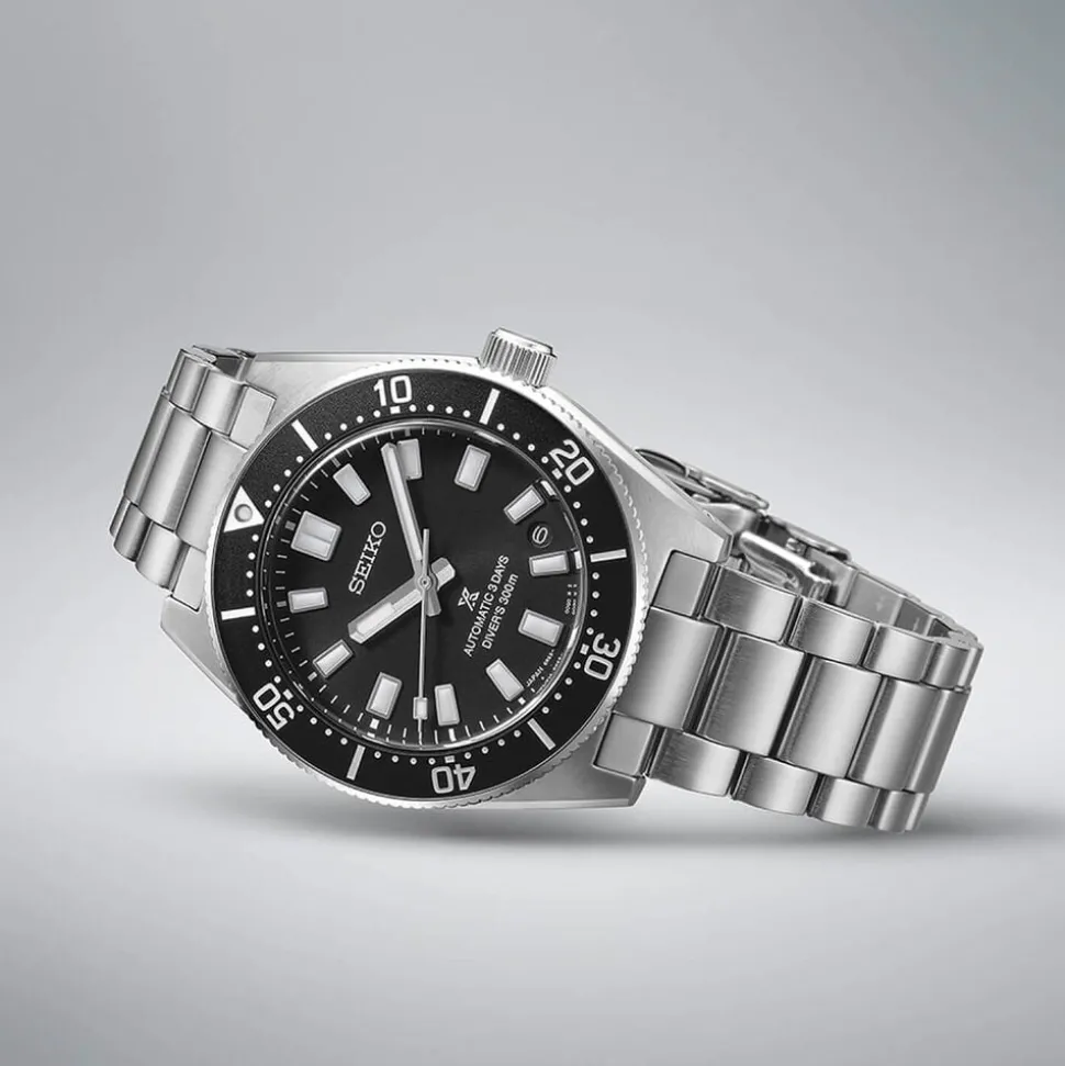 Seiko Prospex 1965 Revival Diver’s 40mm Cove Black Dial Steel Bracelet Watch