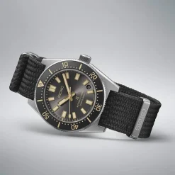 Seiko Prospex 1965 Revival Diver&rsquo;s 40mm Tide Grey Dial Steel Bracelet Watch