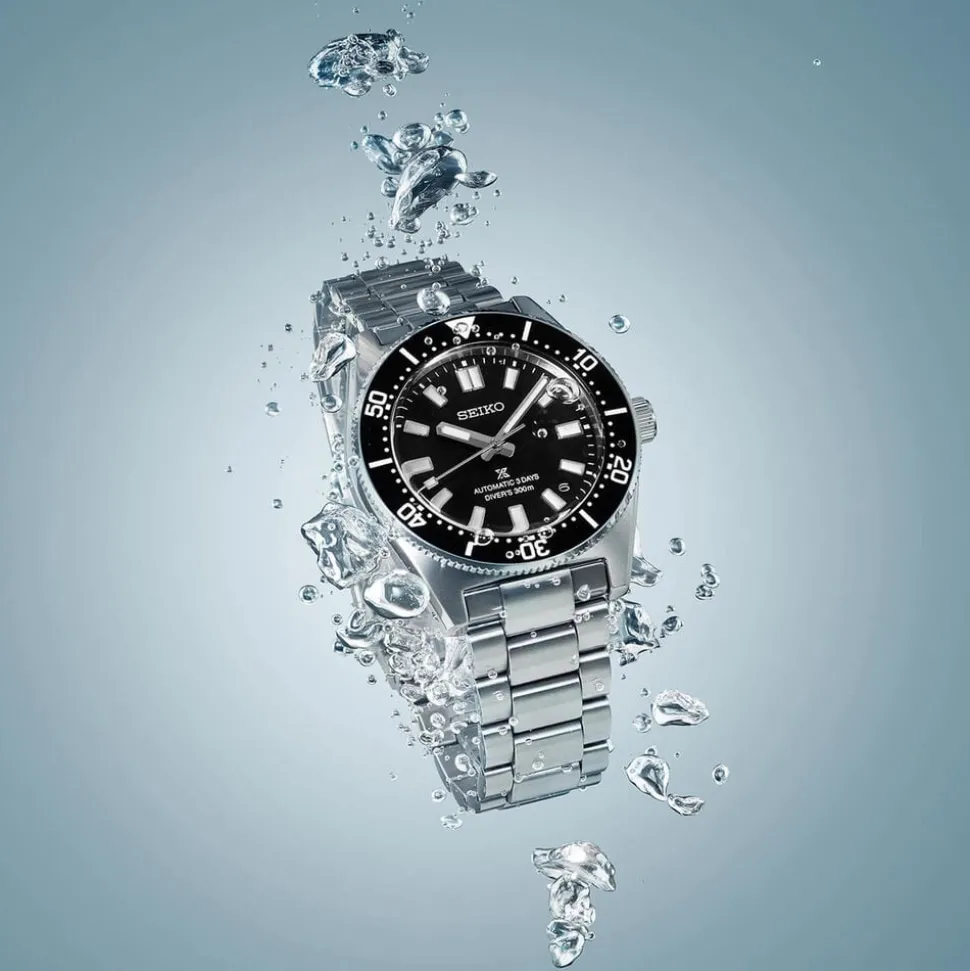 Seiko Prospex 1965 Revival Diver’s 40mm Cove Black Dial Steel Bracelet Watch