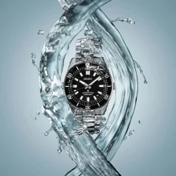 Seiko Prospex 1965 Revival Diver’s 40mm Cove Black Dial Steel Bracelet Watch