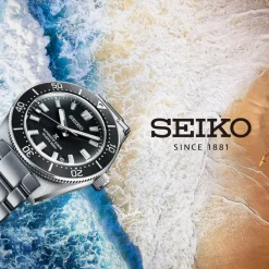 Seiko Prospex 1965 Revival Diver’s 40mm Cove Black Dial Steel Bracelet Watch