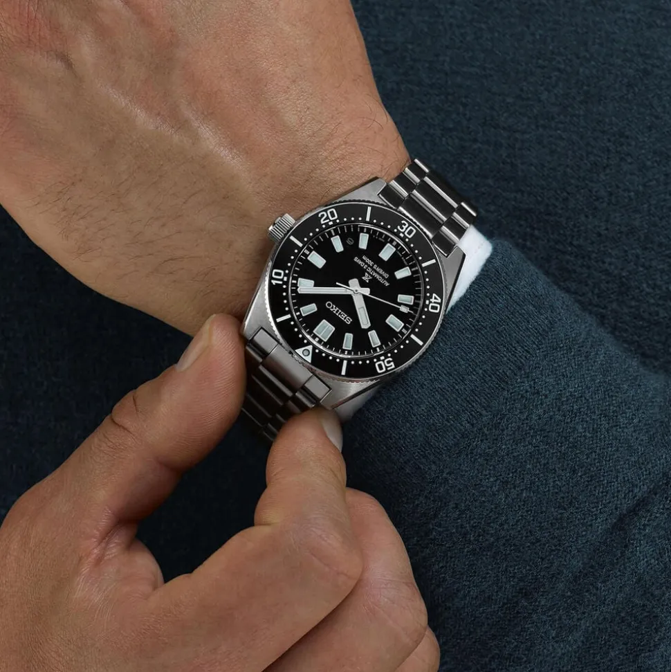 Seiko Prospex 1965 Revival Diver’s 40mm Cove Black Dial Steel Bracelet Watch