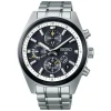 Seiko Prospex GPS Solar Chronograph Speedtimer 42mm Black Dial Stainless Steel Bracelet Watch