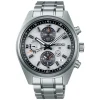 Seiko Prospex GPS Solar Chronograph Speedtimer 42mm Silver Dial Stainless Steel Bracelet Watch
