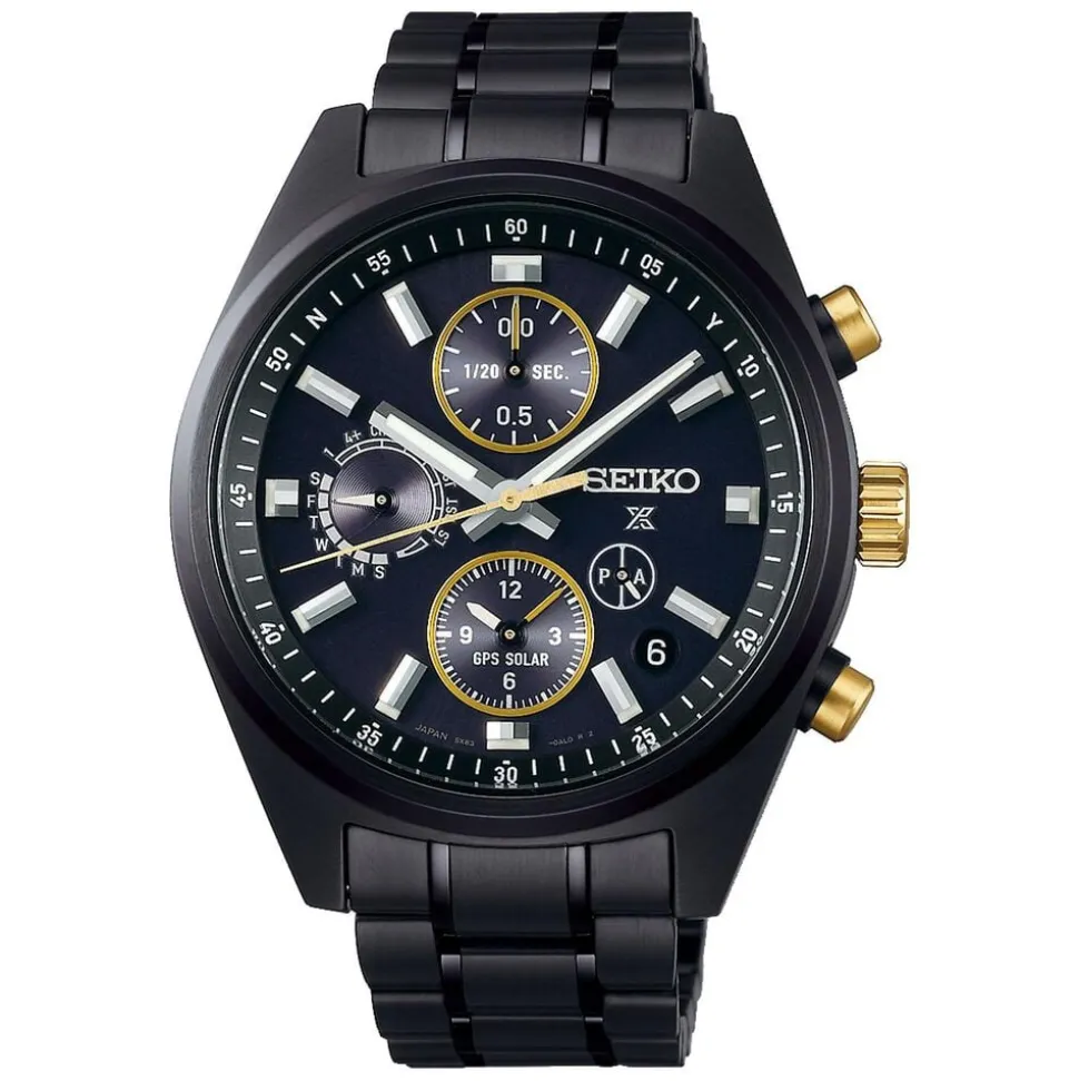 Seiko Prospex GPS Solar Chronograph Speedtimer Limited Edition 100th Anniversary 42mm Watch