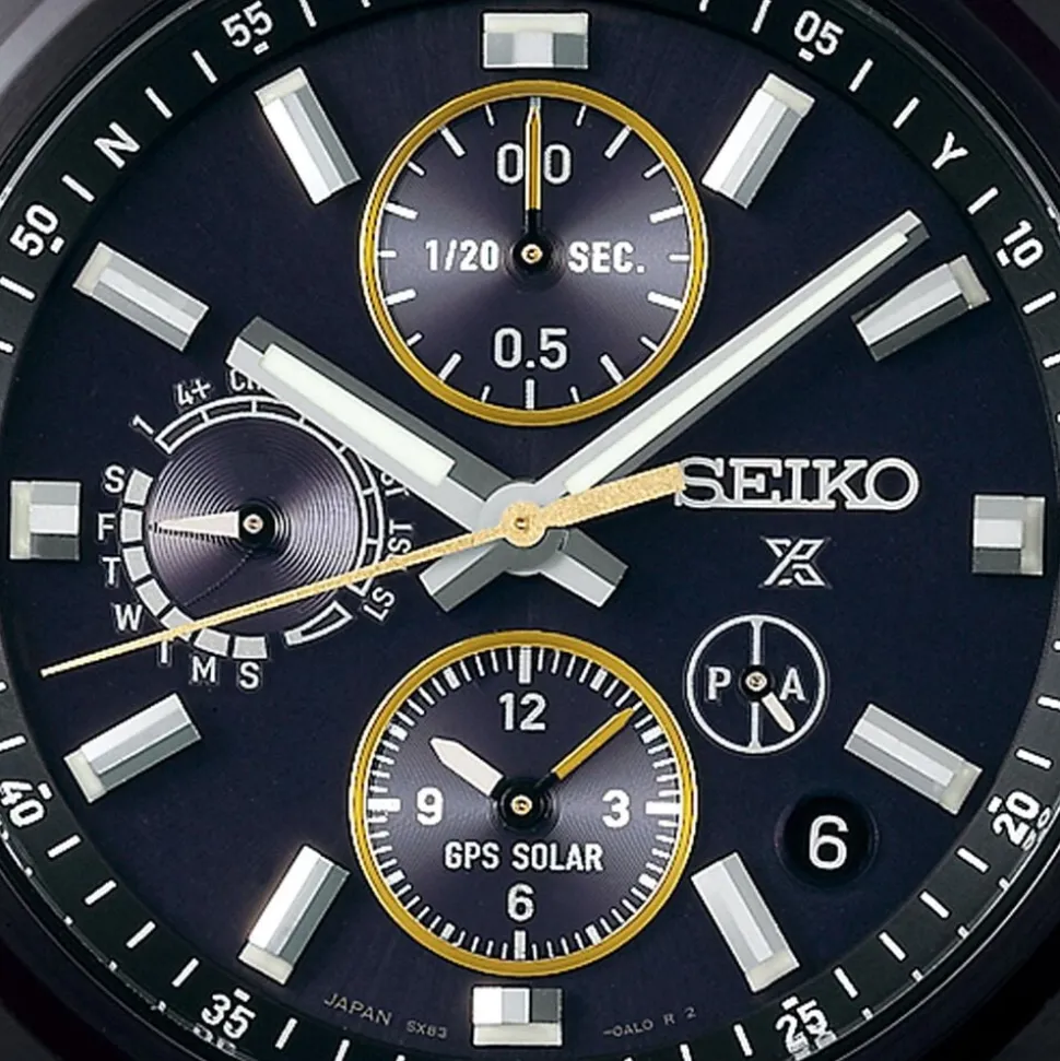 Seiko Prospex GPS Solar Chronograph Speedtimer Limited Edition 100th Anniversary 42mm Watch