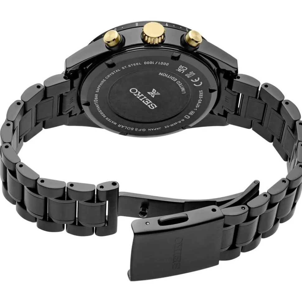 Seiko Prospex GPS Solar Chronograph Speedtimer Limited Edition 100th Anniversary 42mm Watch