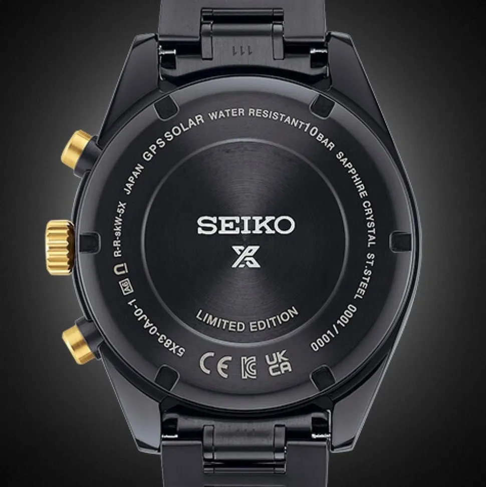Seiko Prospex GPS Solar Chronograph Speedtimer Limited Edition 100th Anniversary 42mm Watch