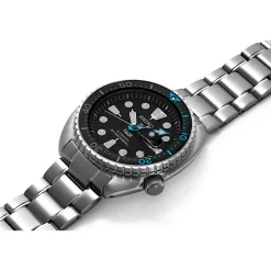 Seiko Prospex King Turtle 45mm Black Dial Bracelet Watch