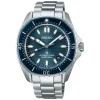 Seiko Prospex 300m Diver&rsquo;s 41.3mm Coastline-Cobalt Dial Stainless Steel Bracelet Watch