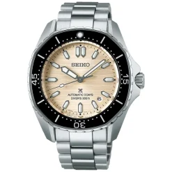 Seiko Prospex 300m Diver&rsquo;s 41.3mm Pearl Dial Stainless Steel Bracelet Watch
