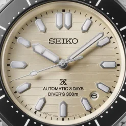 Seiko Prospex 300m Diver&rsquo;s 41.3mm Pearl Dial Stainless Steel Bracelet Watch