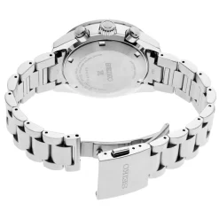 Seiko Prospex 'Pogue' Solar Chronograph 1969 Re-interpretation 41mm Orange Dial Bracelet Watch