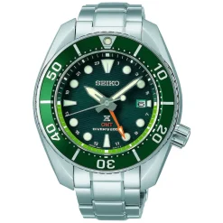 Seiko Prospex Seascape 'SUMO' Solar GMT Diver 45mm Green Dial Watch