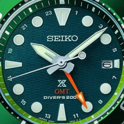 Seiko Prospex Seascape 'SUMO' Solar GMT Diver 45mm Green Dial Watch